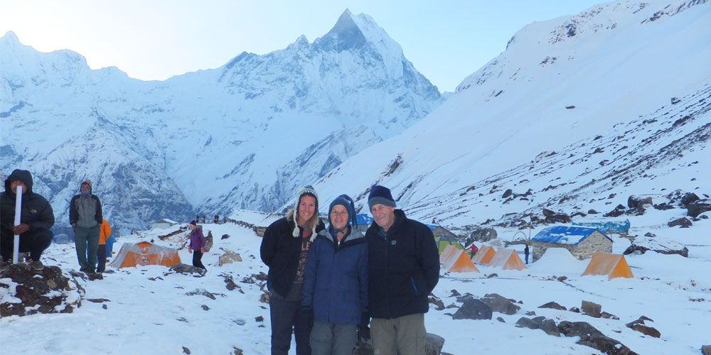 Annapurna sanctuary trekking