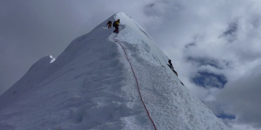 Top of the Island Peak!