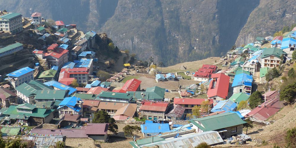 Namche Bazaar, Beautiful Sherpa village and Hub of Everest region!